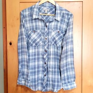 Calvin Klein Plaid button down